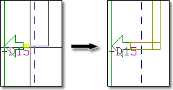 BAE Version 6.6: Schaltplaneditor - Verbindungen: Busanschlu&szlig; an Symbolbuspins